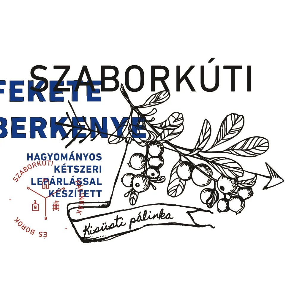 Fekete berkenye pálinka - 350ml